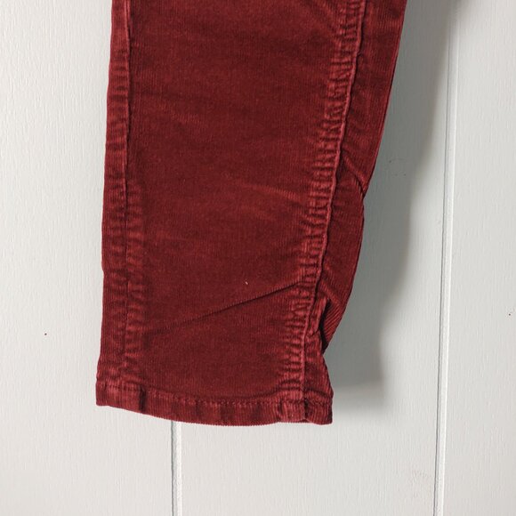 Merona Modern Cut Burgundy Corduroy Pants - Picture 2 of 8